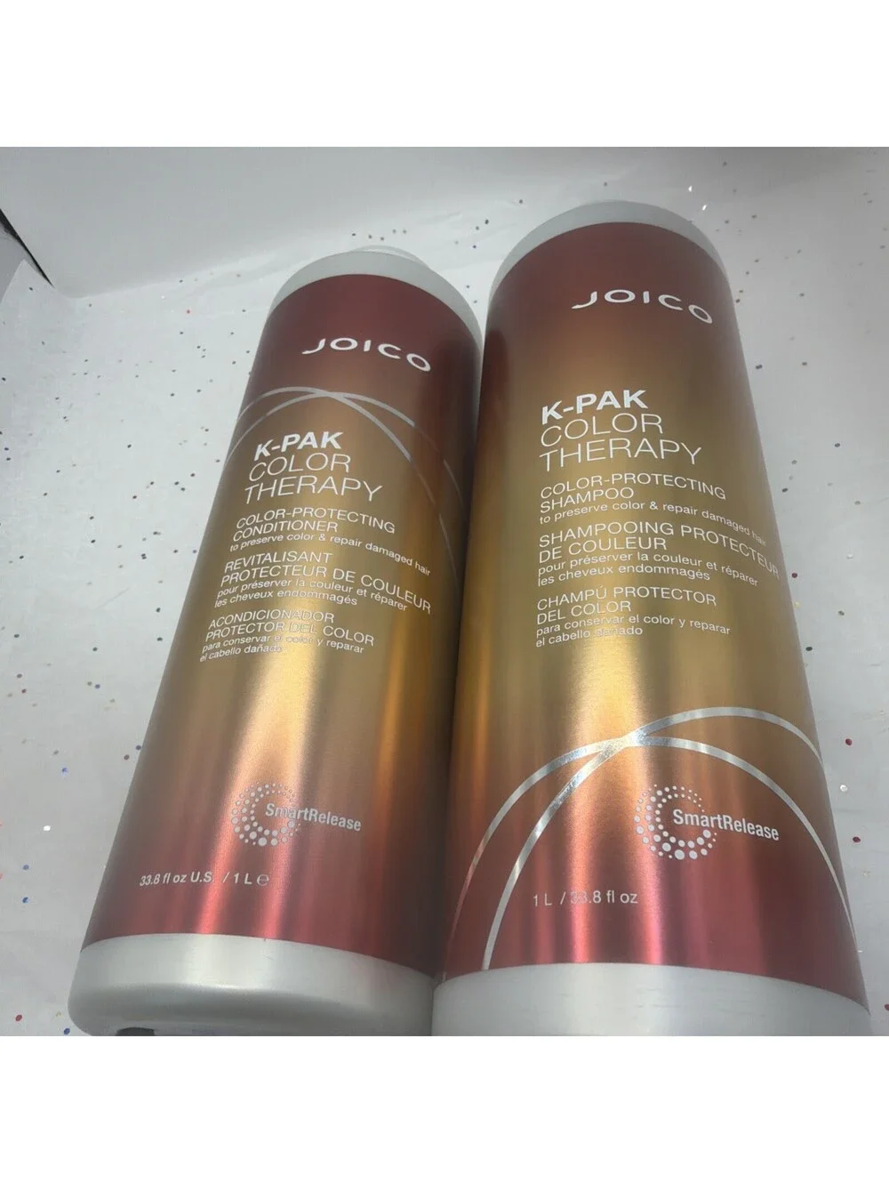 Joico K-PAK Color Therapy Shampoo Conditioner Duo 33.8oz Liter Set Salon Size